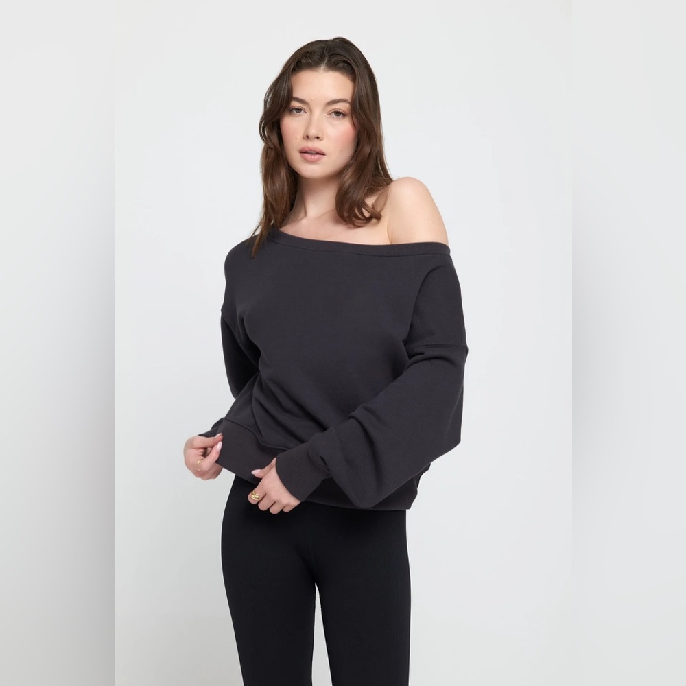 NWT Spiritual Gangster La Vida Off Shoulder Sweatshirt